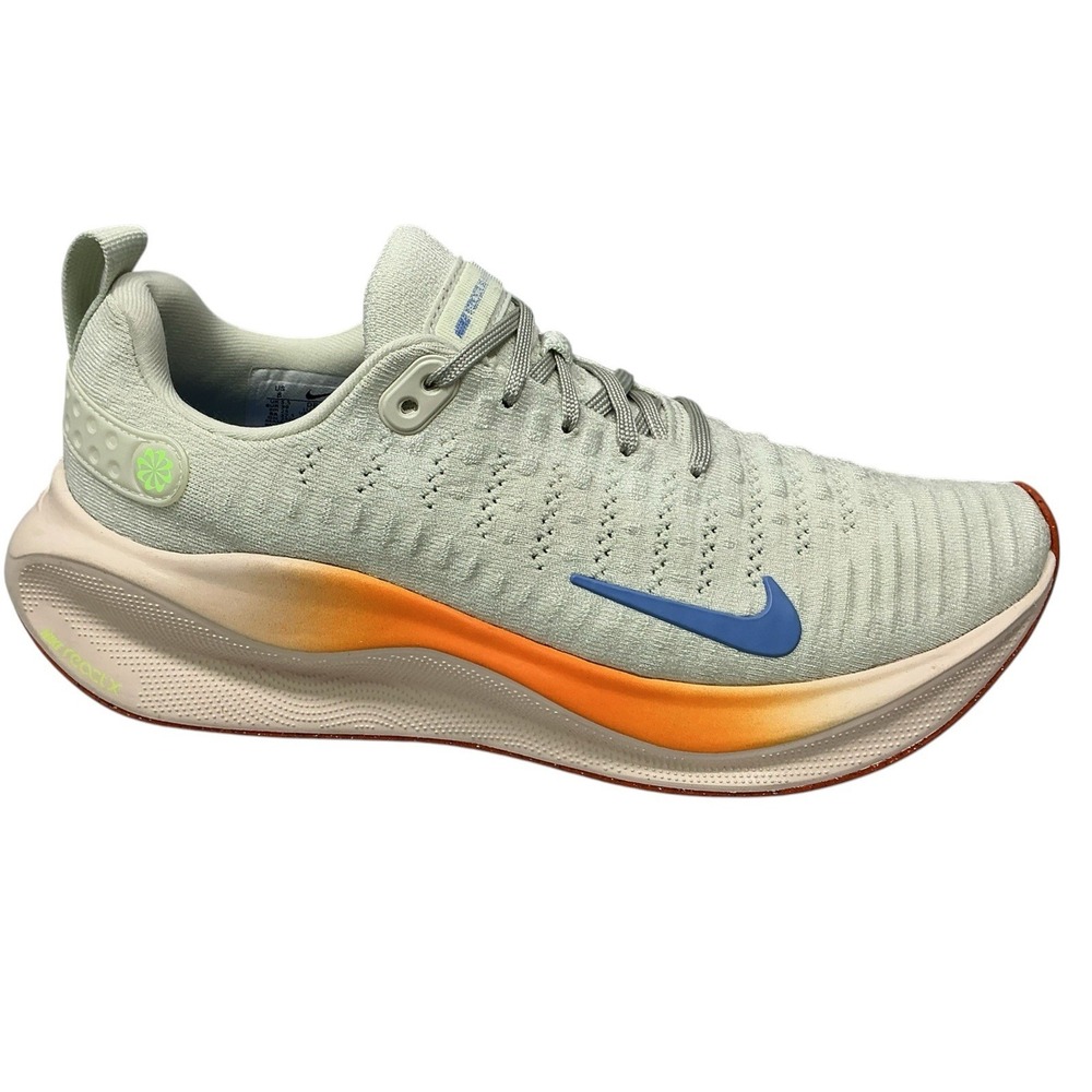 Nike ReactX Infinity Run 4 Sea Glass/Safety Orange DR2670-007 Women Sz 8 No Box